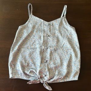 Abercrombie kids silky floral top